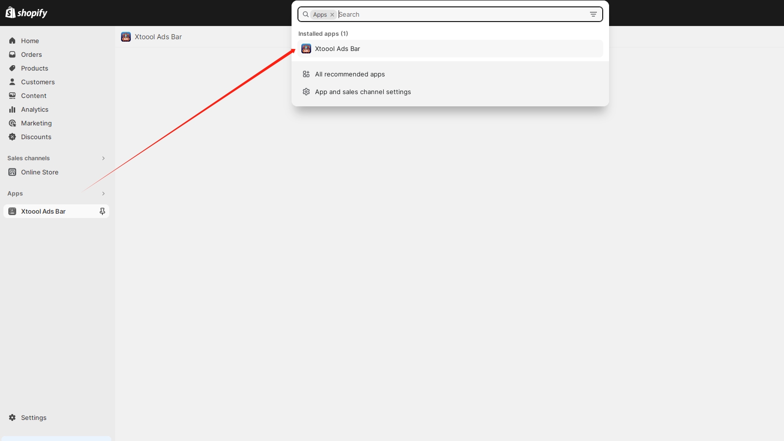 Xtoool Ads Bar App